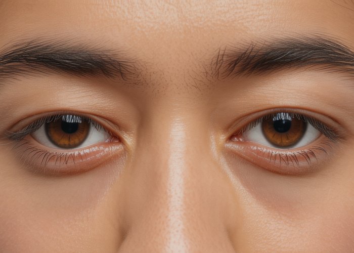 Close-up of a human eye blinking, highlighting the question of how many times we blink daily.