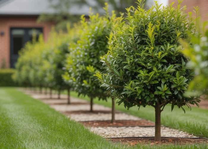 Perfect Nellie Stevens Holly tree spacing ensures healthy growth and a beautiful privacy screen.