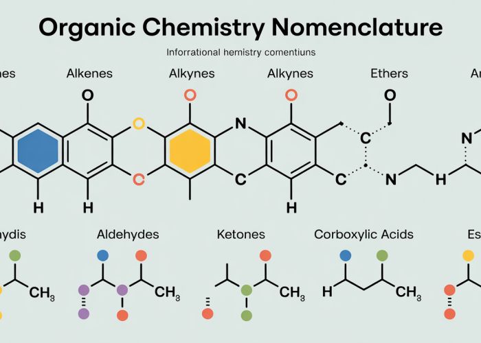 Infographic: Organic Chemistry Naming Guide - IUPAC Nomenclature